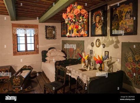 Occult house interior in Poland